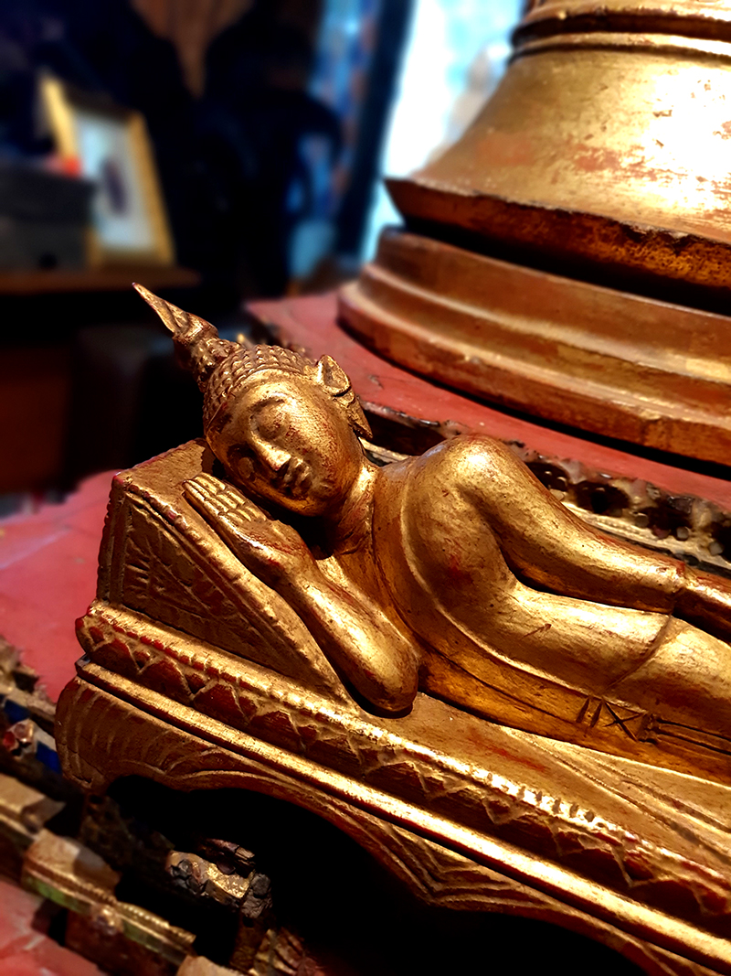 #lannabuddha #thaibuddha #recliingbuddha #woodbuddha #smallbuddha #sleepbuddha #buddha #buddhas #antiquebuddhas